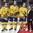COLOGNE, GERMANY - MAY 20: Sweden's Gabriel Landeskog #92, Victor Hedman #77 and William Nylander #29 are presented with the player of the tournament awards following a 4-1 win over team Finland during semifinal round action at the 2017 IIHF Ice Hockey World Championship. (Photo by Matt Zambonin/HHOF-IIHF Images)


